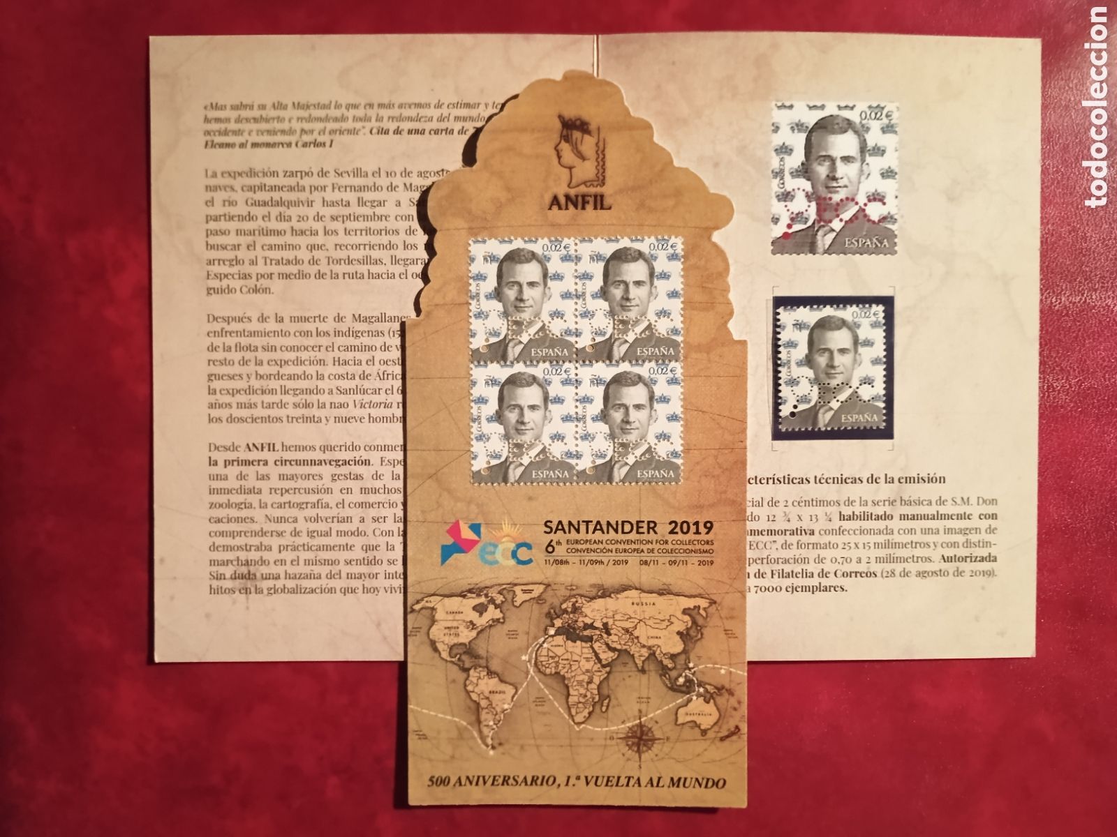 Sellos: CARNET PROMOCI&Oacute;N DE LA FILATELIA ESPA&Ntilde;A 2019 ECC SANTANDER