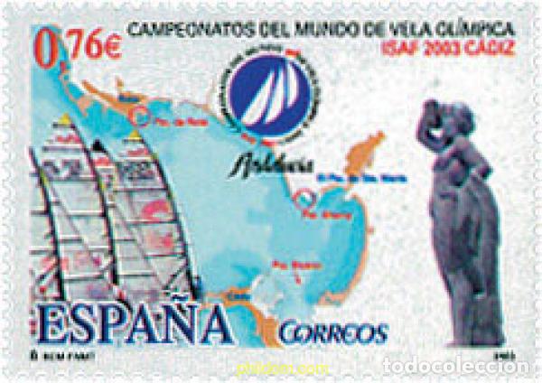 Timbres: 124755 MNH ESPA&Ntilde;A 2003 CAMPEONATOS MUNDIALES DE VELA OLIMPICA. ISAF 2003