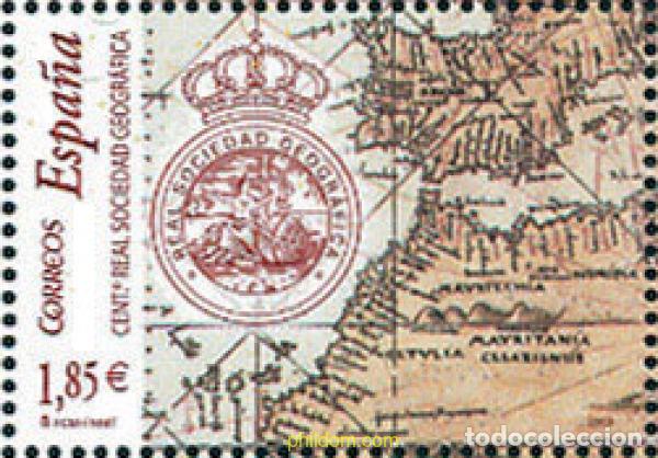Timbres: 124761 MNH ESPA&Ntilde;A 2003 CENTENARIO DE LA SOCIEDAD GEOGRAFICA