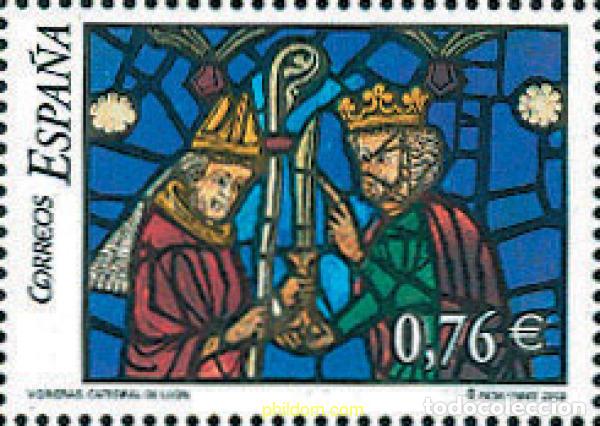 Sellos: 124759 MNH ESPA&Ntilde;A 2003 VIDRIERAS. CATEDRAL DE LEON