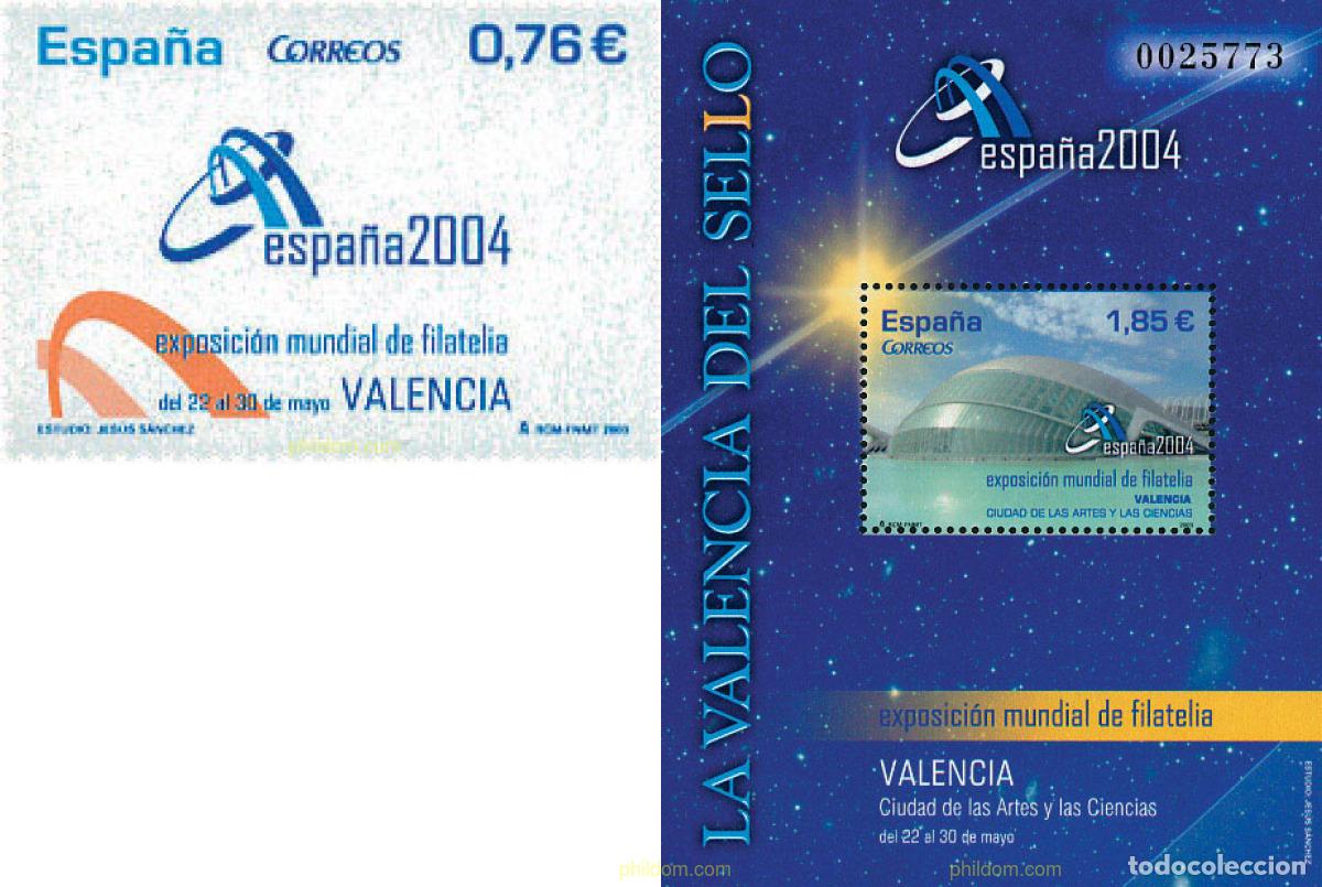 Sellos: 124770 MNH ESPA&Ntilde;A 2003 ESPA&Ntilde;A 2004. EXPOSICION FILATELICA INTERNACIONAL