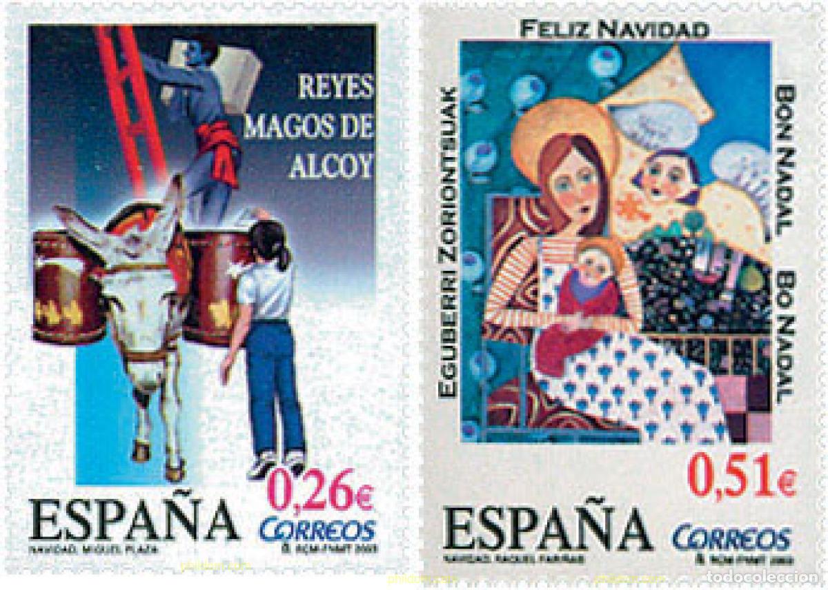 Sellos: 124769 MNH ESPA&Ntilde;A 2003 NAVIDAD