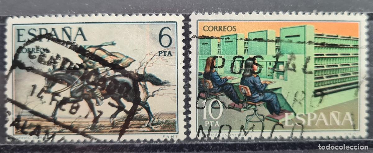 Sellos: Serie de sellos usados de Espa&ntilde;a 1976: servicio postal