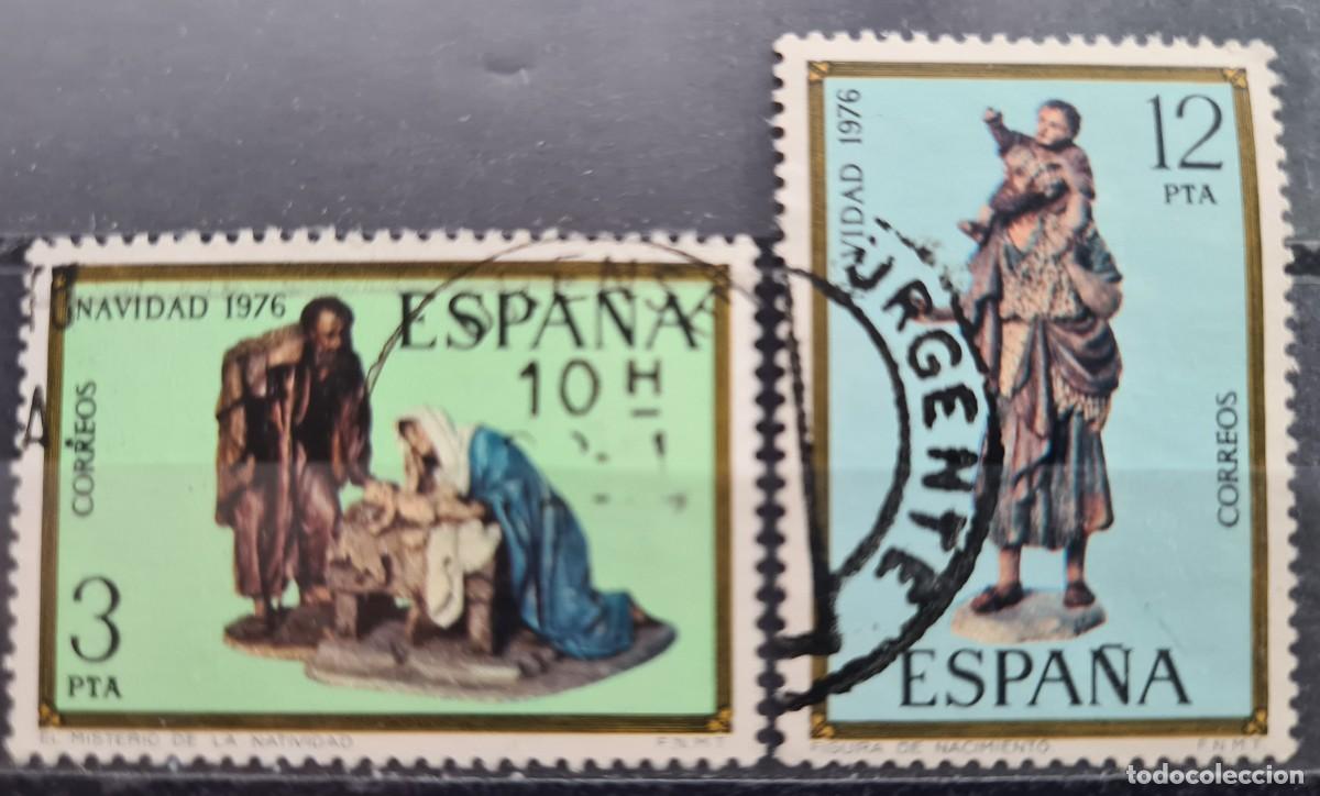 Stamps: Serie completa de sellos usados de Espa&ntilde;a 1976: Navidad