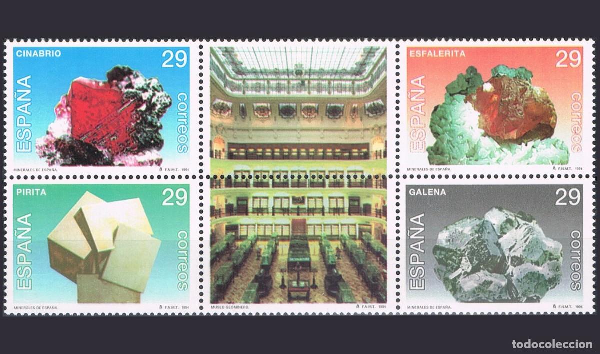 Timbres: 4v Espa&ntilde;a, 1995 | Minerales de Espa&ntilde;a (I) | Ed: 3283/6, Yv: 2876/9, Mi: 3144/7 MNH **