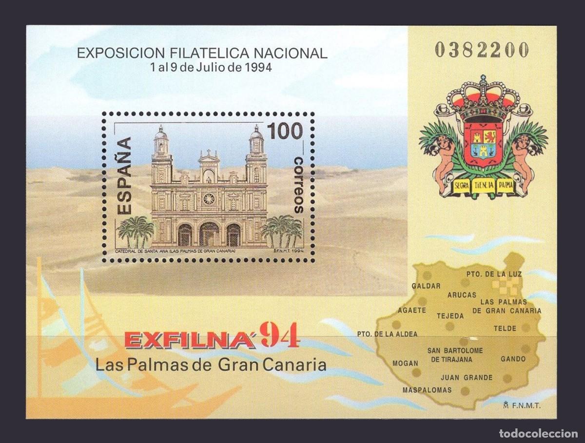 Timbres: HB Espa&ntilde;a, 1994 | ExFilNa &acute;94 (Las Palmas de Gran Canaria) | Ed: 3313, Yv: B61, Mi: B55 MNH **