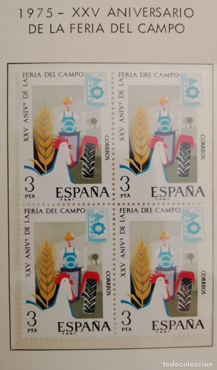 Timbres: Sellos en bloque de 4. Edifil 2263. XXV Aniversario de la Feria del Campo de Madrid. 1975.