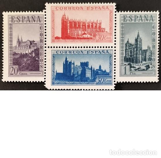 Sellos: Edifil 847 SH sellos provinientes de la Hojita Monumentos Historicos Espa&ntilde;a 1938