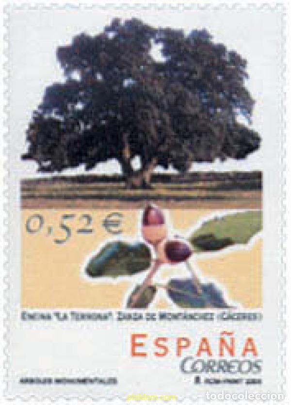 Sellos: 136721 MNH ESPA&Ntilde;A 2004 ARBOLES MONUMENTALES