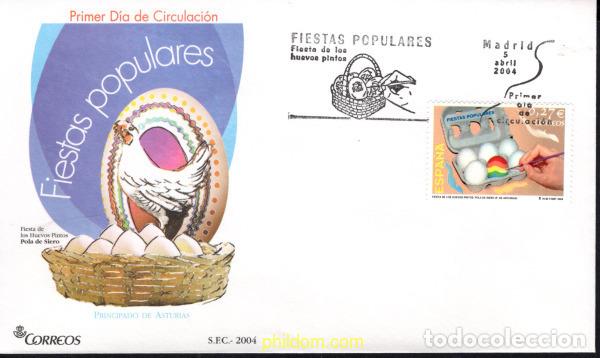 Timbres: 444081 MNH ESPA&Ntilde;A 2004 FIESTAS POPULARES