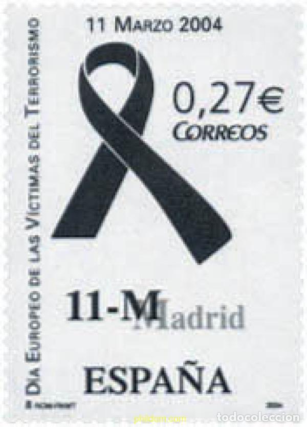 Timbres: 136747 MNH ESPA&Ntilde;A 2004 DIA EUROPEO DE LAS VICTIMAS DEL TERRORISMO