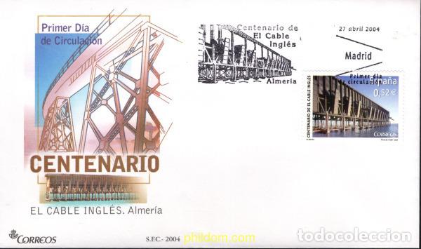 Timbres: 444084 MNH ESPA&Ntilde;A 2004 CENTENARIO DE EL CABLE INGLES