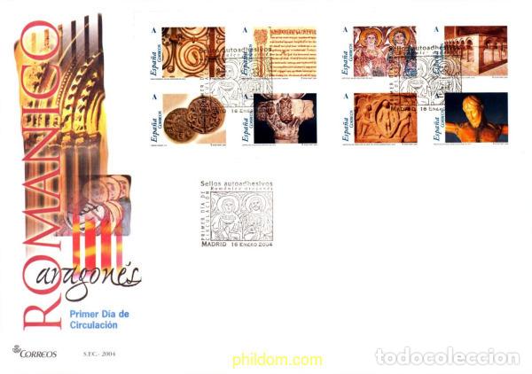 Sellos: 555070 MNH ESPA&Ntilde;A 2004 ROMANICO ARAGONES