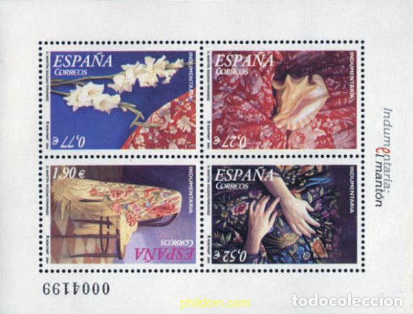 Sellos: 136755 MNH ESPA&Ntilde;A 2004 INDUMENTARIA. EL MANTON