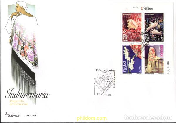 Sellos: 444082 MNH ESPA&Ntilde;A 2004 INDUMENTARIA. EL MANTON