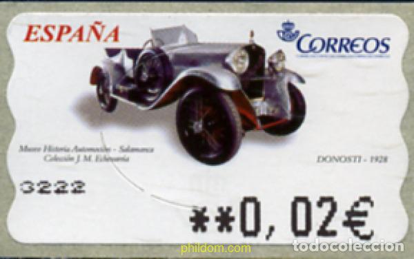 Sellos: 251914 MNH ESPA&Ntilde;A 2003 COCHES CLASICOS
