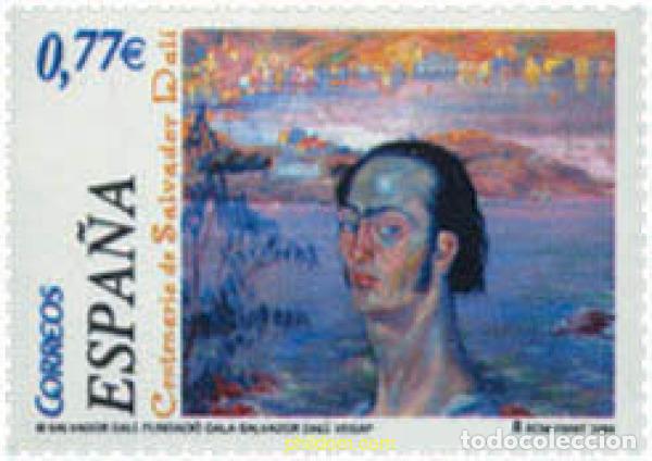 Sellos: 136765 MNH ESPA&Ntilde;A 2004 CENTENARIO DEL NACIMIENTO DE SALVADOR DALI