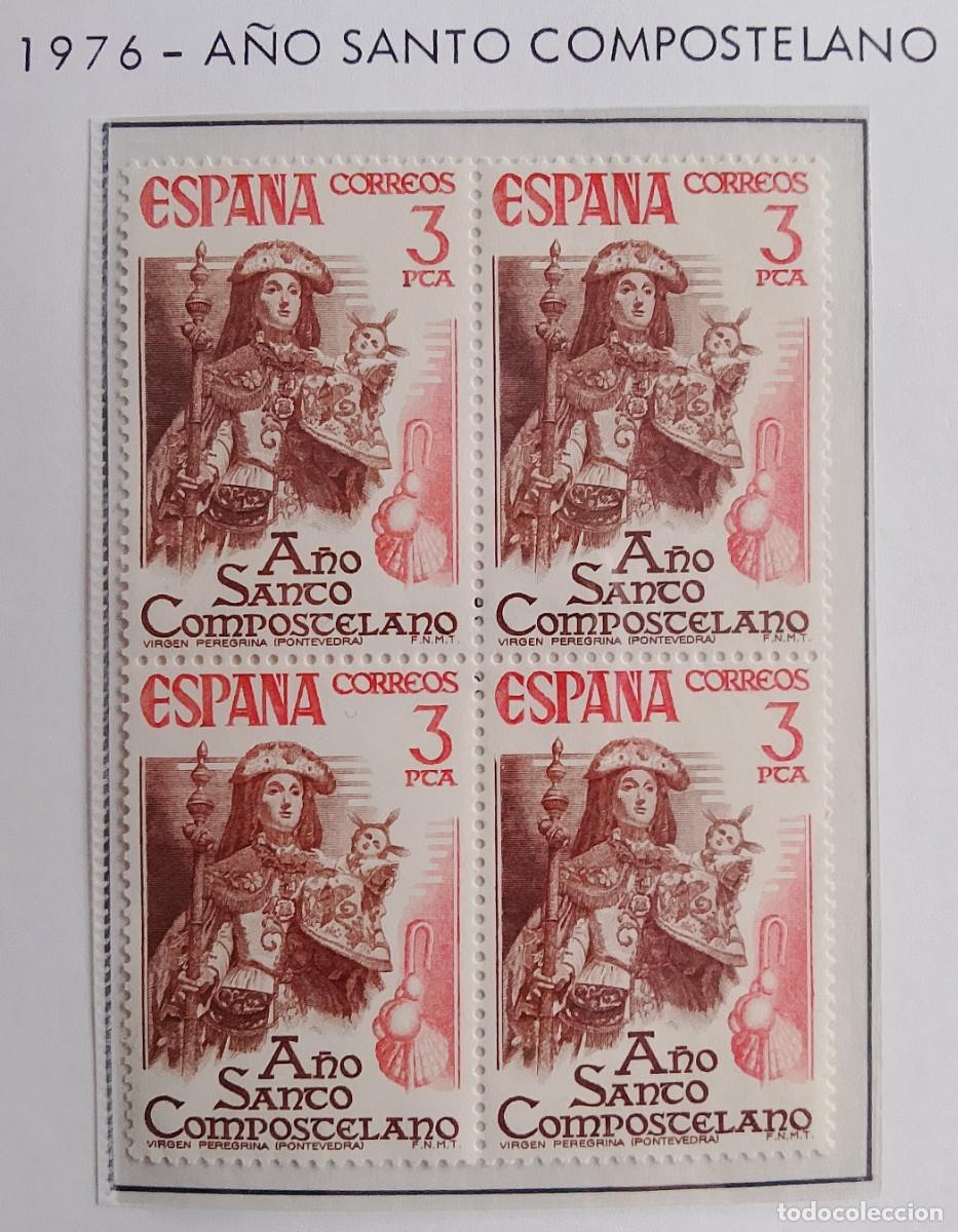 Timbres: Sellos en bloque de 4. Edifil 2306. A&ntilde;o Santo Compostelano. A&ntilde;o 1976.