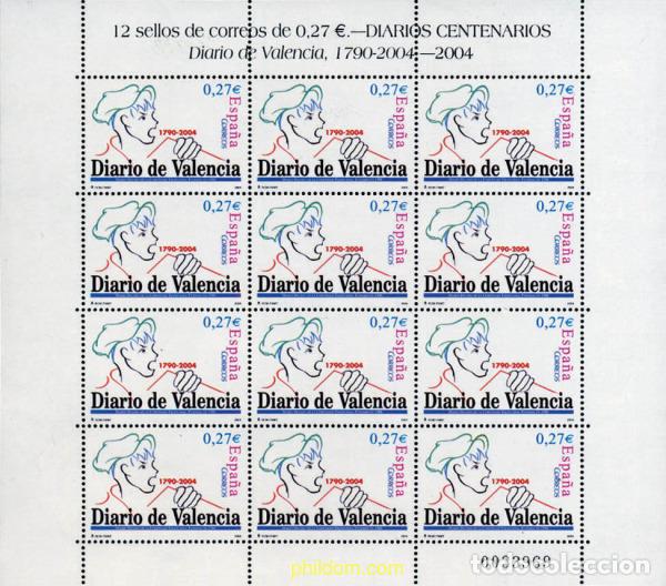 Sellos: 135657 MNH ESPA&Ntilde;A 2004 DIARIOS CENTENARIOS
