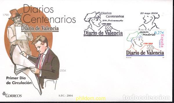 Sellos: 444092 MNH ESPA&Ntilde;A 2004 DIARIOS CENTENARIOS