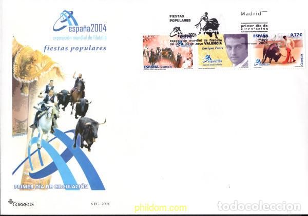 Sellos: 538087 MNH ESPA&Ntilde;A 2004 ESPA&Ntilde;A 2004. EXPOSICION FILATELICA INTERNACIONAL. FIESTAS POPULARES