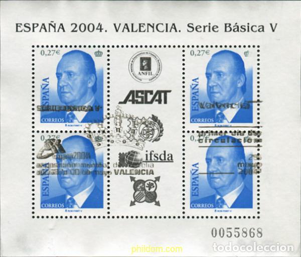 Sellos: 351317 USED ESPA&Ntilde;A 2004 ESPA&Ntilde;A 2004. EXPOSICION FILATELICA INTERNACIONAL