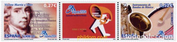 Sellos: 135648 MNH ESPA&Ntilde;A 2004 ESPA&Ntilde;A 2004. EXPOSICION FILATELICA INTERNACIONAL. MUSICA