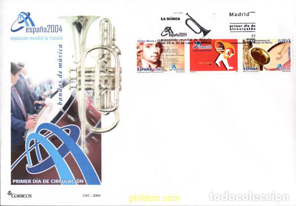 Sellos: 538086 MNH ESPA&Ntilde;A 2004 ESPA&Ntilde;A 2004. EXPOSICION FILATELICA INTERNACIONAL. MUSICA
