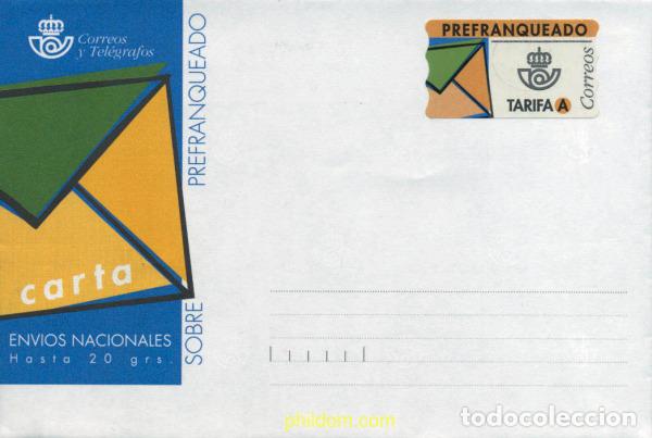 Sellos: 136882 MNH ESPA&Ntilde;A 1999 SOBRE PREFRANQUEADO