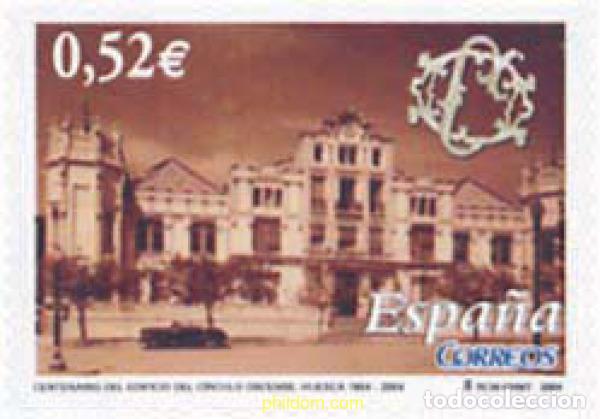 Sellos: 139190 MNH ESPA&Ntilde;A 2004 CENTENARIO DEL EDIFICIO DEL CIRCULO OSCENSE