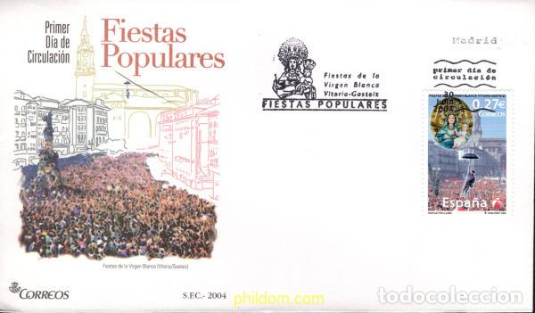 Sellos: 444883 MNH ESPA&Ntilde;A 2004 FIESTAS POPULARES