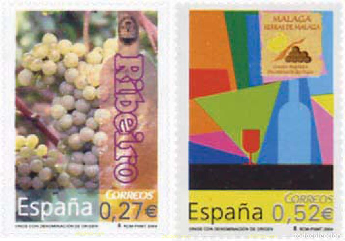 Sellos: 139477 MNH ESPA&Ntilde;A 2004 VINOS CON DENOMINACION DE ORIGEN