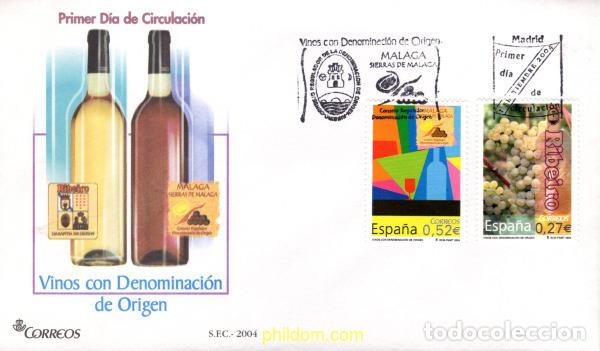 Sellos: 444903 MNH ESPA&Ntilde;A 2004 VINOS CON DENOMINACION DE ORIGEN