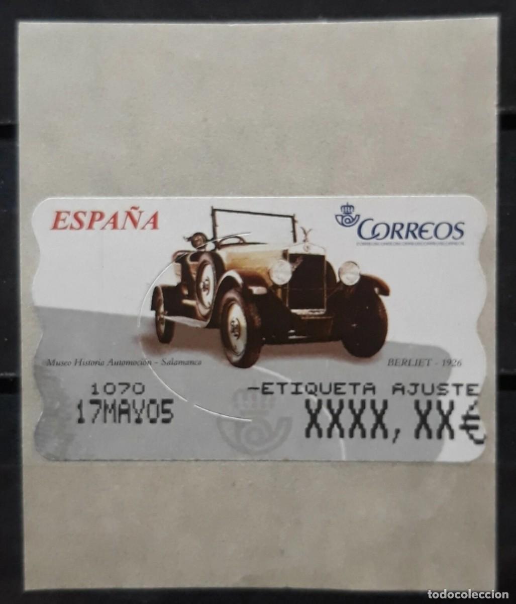 Sellos: ESPA&Ntilde;A ATM BERLIET. ERROR &rdquo;QUEMADO&rdquo;. NUEVO - MNH **