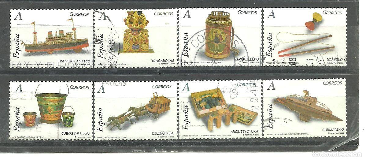 Sellos: ESPA&Ntilde;A 2008 - EDIFIL NRO. 4368-75 - USADO