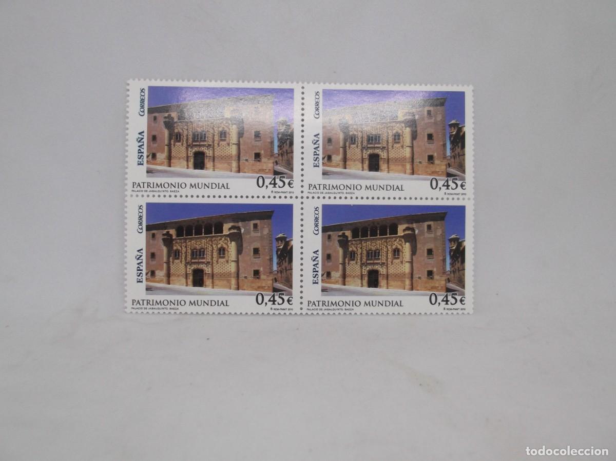 Sellos: Espa&ntilde;a 2010 Palacio de Jabalquinto,Baeza.Bloque de cuatro nuevos sin fija sellos