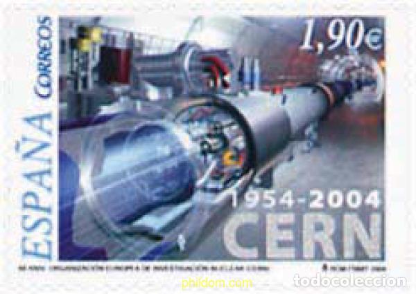 Sellos: 144554 MNH ESPA&Ntilde;A 2004 50 ANIVERSARIO DE LA ORGANIZACION EUROPEA DE INVESTIGACION NUCLEAR