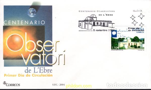 Sellos: 446871 MNH ESPA&Ntilde;A 2004 CENTENARIO DEL OBSERVATORI DE L'EBRE