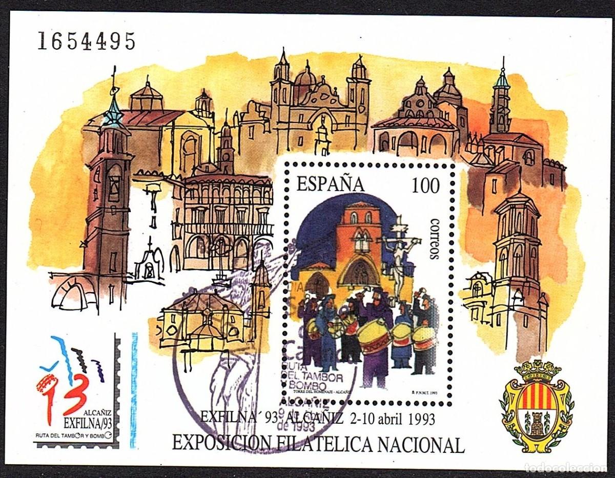 Sellos: HB USADA EXPOSICI&Oacute;N FILAT&Eacute;LICA NACIONAL EXFILNA'93 CON MATASELLOS CONMEMORATIVO