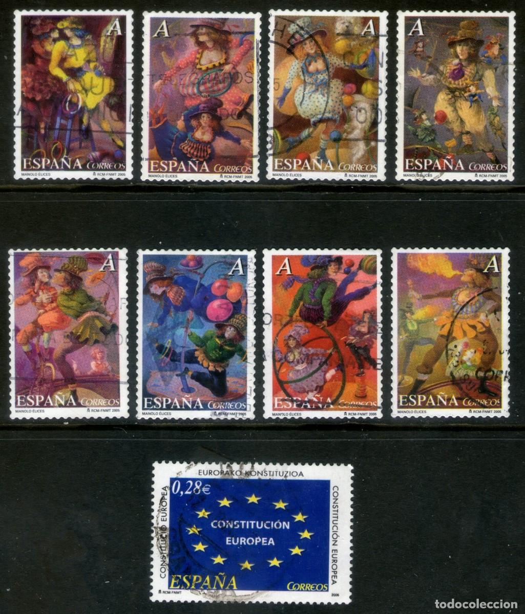 Sellos: VARIAS SERIES USADAS COMPLETAS A&Ntilde;O 2.005 (7)