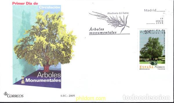 Sellos: 449308 MNH ESPA&Ntilde;A 2005 ARBOLES MONUMENTALES