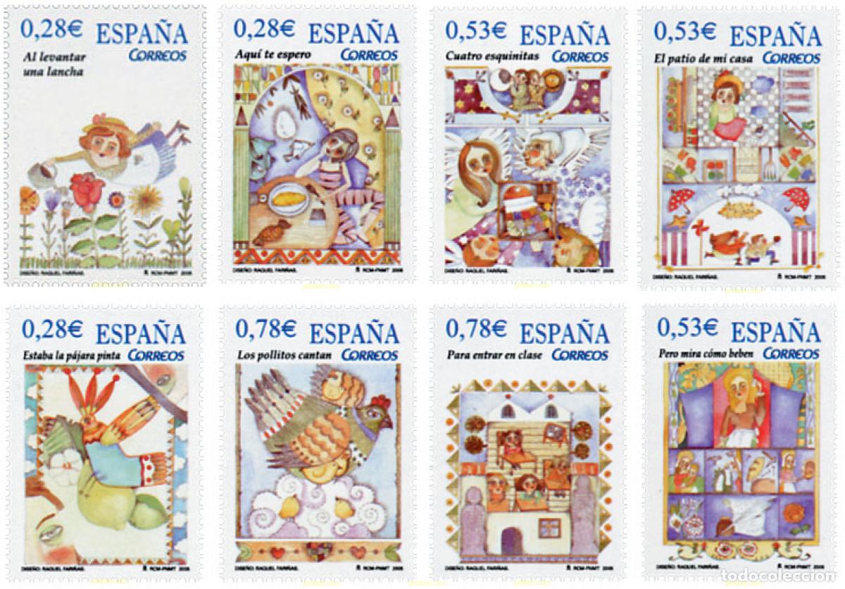 Sellos: 152863 MNH ESPA&Ntilde;A 2005 PARA LOS NI&Ntilde;OS. CANCIONES Y CUENTOS POPULARES