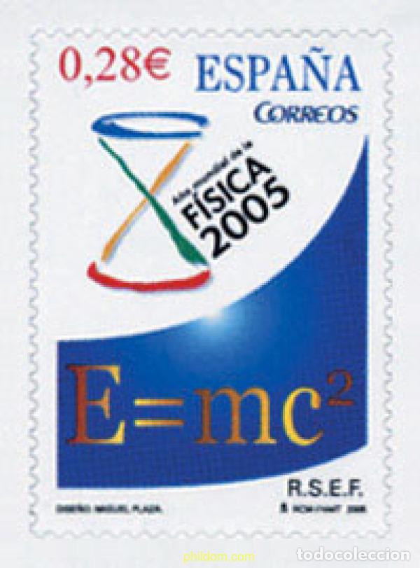 Sellos: 154968 MNH ESPA&Ntilde;A 2005 A&Ntilde;O MUNDIAL DE LA FISICA