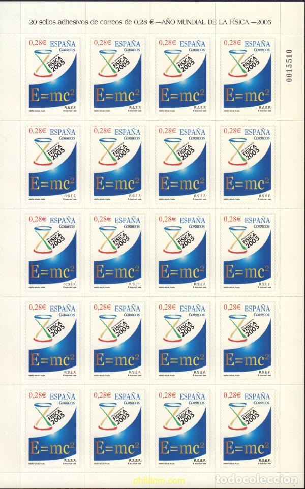 Sellos: 374680 MNH ESPA&Ntilde;A 2005 A&Ntilde;O MUNDIAL DE LA FISICA
