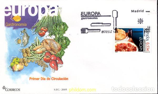 Sellos: 170229 MNH ESPA&Ntilde;A 2005 EUROPA CEPT 2005 - GASTRONOMIA