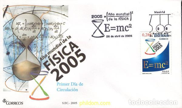 Sellos: 541975 MNH ESPA&Ntilde;A 2005 A&Ntilde;O MUNDIAL DE LA FISICA