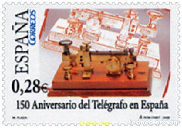 Sellos: 154967 MNH ESPA&Ntilde;A 2005 150 ANIVERSARIO DEL TELEGRAFO EN ESPA&Ntilde;A