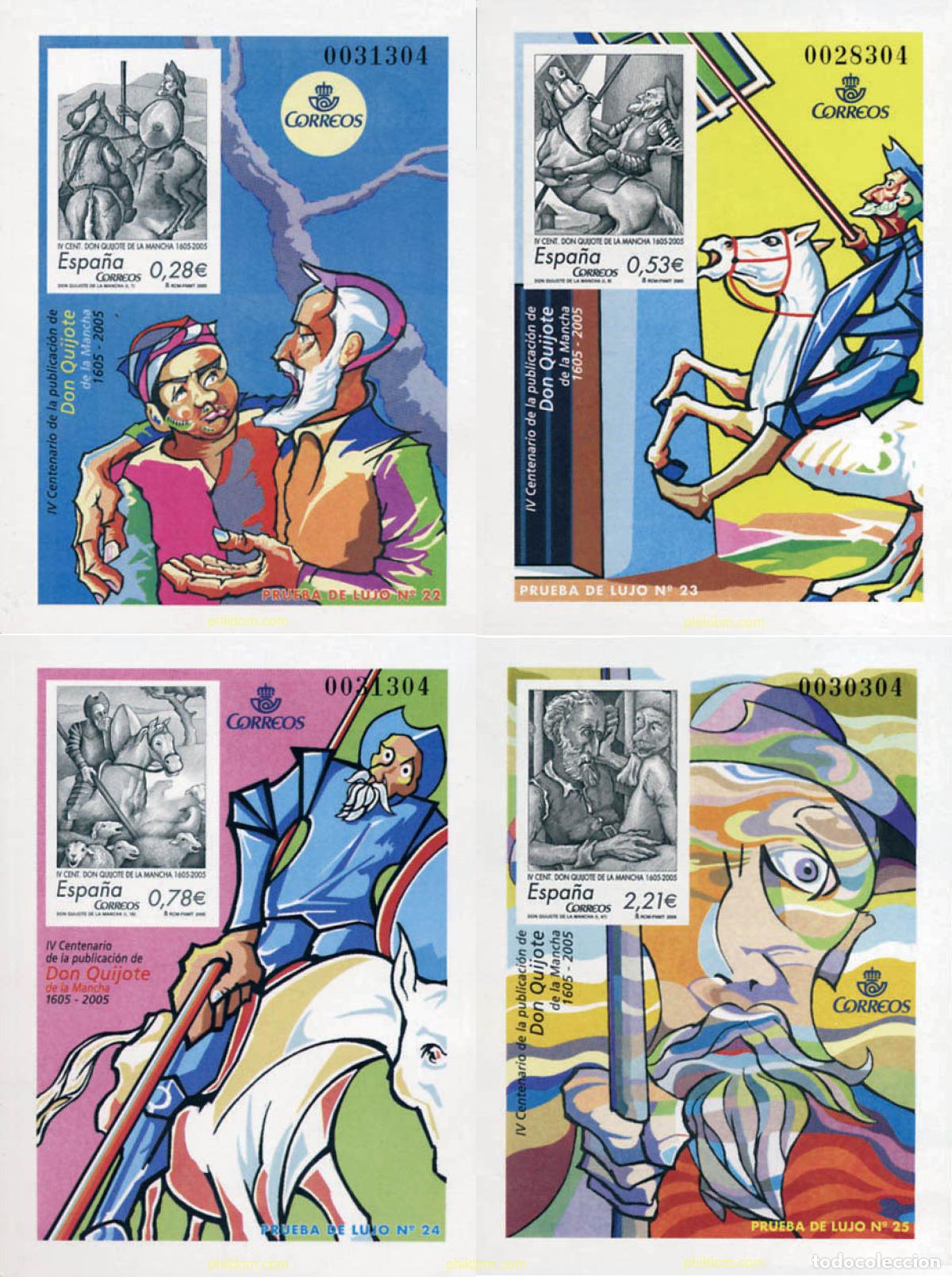 Briefmarken: 154963 MNH ESPA&Ntilde;A 2005 IV CENTENARIO DE LA PUBLICACION DEL QUIJOTE