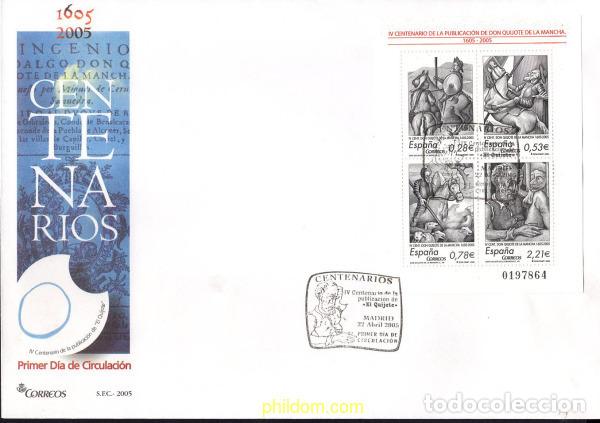 Sellos: 553150 MNH ESPA&Ntilde;A 2005 IV CENTENARIO DE LA PUBLICACION DEL QUIJOTE