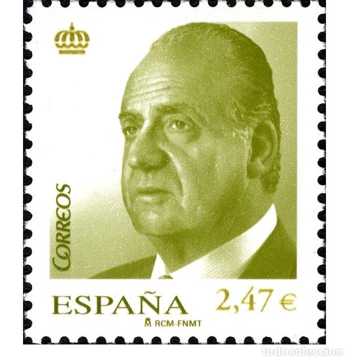 Sellos: Edifil 4459 MNH SIN FIJASELLOS sello Espa&ntilde;a 2009 Serie Basica Don Juan Carlos I